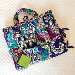 NWT-Vera Bradley Hanging Travel Organizer; Heather Purple Pattern (Sp.01-002)
